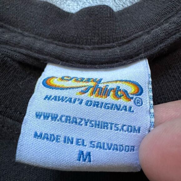 Crazy Shirt Black Short Sleeve Tee Fish Graphic Kids/Boys Size Medium Ocean - Picture 3 of 10